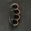 Braçadeira antiderrapante dedo de metal tigre com quatro dedos junta espanadora ferramenta EDC de autodefesa