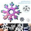 Other Hand Tools 18in1 Multifunctional Snow Wrench Mini Hexagon Socket Combination Wrenches Keychain Flat Head Phillips Screwdriver Bottle Opener ZL0797