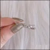 Pierścienie zespołowe biżuteria kształt liści sześcien cyrkon Wysokiej jakości palec ślub dla kobiet prezenty modowe Hurtowe dostawa 2021 Ki5uh