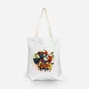 Kreative Sublimation Leere Tasche Polyester Druckrohlinge Taschen Wiederholbare Waschbare Lebensmittelgeschäft Einkaufen Tasche Handtaschen