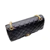 2 55 Lambskin Classic Double Flap Bags France Womens Designer Gold Aged silver Chain Turn Loack Crossbody Shoulder Luxury handbags227C