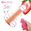 EXVOID Huge Penis 360 Rotation Vibrator sexy Toys for Women Real Dick Artificial Cock Female Masturbator Realistic Dildo