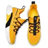 Yakuda negozio online scarpe da corsa uomo donna Colore giallo Alla moda Giovane Scarpa sportiva popolare Calzature sportive Sneakers Wpa20615