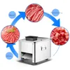 Cortador de carne comercial Máquina automática de corte de repolho Máquina de corte de carne de porco Cortador de carne vegetal Sherder