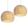 Pendant Lamps Japanese Handmade Rattan Ball Lights Living Room Kitchen Bedroom Balcony Dining Round FixturesPendantPendant