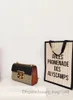 상위 5A 여성 어깨 가방 수입 소 가죽 고품질 체인 크로스 바디 백 금속 걸쇠 봉투 가방 1955