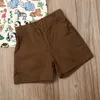 Kläduppsättningar Småbarns pojke kläder 2022 Född barn Baby Boys Summer Tops Kort ärm Animal T-shirt Pants Shorts Outfits SetClothing