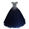 Quinceanera Dresses Puffy Tulle Ball Gown Off Shoulder Prom Dresses Sweet 15 Party Gowns Vestidos De 15 Anos A14