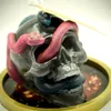 DIY Aroma Skull Head Candle för att göra gipstvål Halloween prydnadssilikonformar handgjorda gåva heminredning hantverk 220629