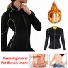CXZD Sauna Suit Sauna Sweat Pants Neoprene Suit Sweating Shapers Women Weight Loss Fat Burn Corset Body Shaper Slimming 220801