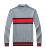 Hiver Round Coué épais Nouvelle qualité mile Wile Brand Men's Twist Sweater tricot Coton Pull Pull Pullor Pullor Small Horse Game