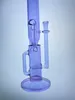 Unika Biao glas i lila stil rökrör med 38 cm höjd 14 mm skarv hög kvantitet