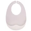 Baby baby bib impermeável cor sólida cor sólida transparente fosco infantil infantil silicone baby bib saliva panos de arroto ajustáveis