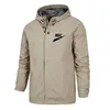 2022 Mode Outdoor Mountaineering Jacke hochwertiger Herrensturmsuit Reißverschluss Kapuze -Jacke Regenproof Sportmarke Logo gedruckt Jacke