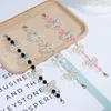 Creative Pearl Bow Glasses Anti-Lost Mask Chain Key Lanyard Strap Cords Casual Fashion Mobile Phone Hanging Chain Accessories