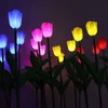 LED-Tulpen-Stehlampe für den Außenbereich, wasserdicht, Laterne, Park-Platz-Beleuchtungsprojekt, dekorative Rasenlampe