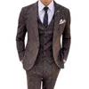 Men's Suits & Blazers Men's Suit Jacket Vest Pants Fashion Boutique Plaid Casual 220823