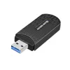 AX1800MBPS WIFI 6 USB-адаптер 1800M 2,4G/5 ГГц двойной полосы 802.11AX Беспроводная сетевая карта Wi-Fi Dongle Adapters USB3.0 для Windows 11