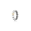 Luxury 925 Silver Rings Ladies Högkvalitativ modet Trendiga charm smycken lämplig för original Pandora Flower Rings Kvinnor Peeple Holiday Gifts