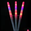 LED -Baumwoll -Süßigkeiten leuchtet leuchtende Stöcke leuchten blinkende Kegelfee Fee Floss Stick Lampe Home Party Dekoration Drop Lieferung 2021 Ereignisbedarf