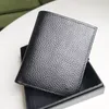 Genuine leather mens wallet 6 to 8 card slots front pocket bifold wallets cash pockets ID card holder fashion purses designer bags men