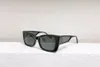 여성 여름 고양이 눈 선글라스 블랙 그레이 렌즈 사각형 모양 태양 안경 5430 UV 안경 상자 포함