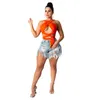 Summer Women Jeans Fashion Sexy Denim Shorts High talia stałe kolorowe kolory szorty Jean S3XL4453674