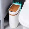 10L Imitação de madeira Smart Sensor Lixeira pode tocar Free Sensor Automático Cozinha Desperdício de Cozinha com Sacos de Lixo / 30 Banheiro Lixo CAN 220408