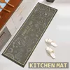 Dywany Moda Nordic Styl antypoślizgowy Mata podłogowa Pralnia Dywan Kuchnia Kuchnia Wzór Jedzenie Wejście Doormat Nowoczesny Wystrój Domu