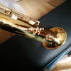 Kvalitet Japan Märke YSS-82Z Soprano Saxophone Straight Soprano B-flat Sax Mynstycke Ligatur Reed Neck Musical Instrument med LE184I