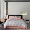 Ensembles de literie Style moderne gris blanc marbre imprimé housse de couette 100% coton ensemble doux Comy drap de lit taies d'oreiller pleine taille famille taille literie