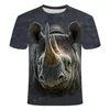 T-shirt da uomo T-shirt da uomo 3D Orangutan T-shirt 2022 Moda uomo e donna Stampa animalier Scimmia divertente Top estivo manica corta S-5XL