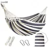 Thick Outdoor Hammock Cotton Adult Child Sleep Portable Hanging Bed Camping Beach Garden Single People Travel Swing Hammock 220606