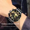 Montre-bracelets Fashion Mens Business Busines Watch Luxury Gold en acier inoxydable Belon Quartz Montre de poigne