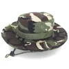 Wide Brim Boonie Hat Men & Women Top Camo Bucket Hats for Safari Military Beach Hunting Fishing Outdoor