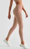 Yüksek Kaliteli Düz Renk Kadın Yoga Tayt Atletik Tereyağı Yumuşak Yüksek Bel Spor Pantolon Tayt Spor Salonu Koşu Çıplaklık Spor Giyim T220725