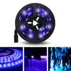 Strings Ultraviolet 395-405nm Led Strip Black Light 3528 SMD 60Led/M 7.2W/M Vattentät tejplampa För DJ Fluorescence PartyLED StringsLED