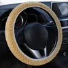 Capas de volante Tampa de inverno Tampa de carro Anti-deslizamento Plush Sport Type Auto Interior AccessoriessTeering