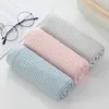 Coton gaufré plage sèche serviettes de bain maillots de bain voyage Camping douche nettoyage absorbant et non pelucheux