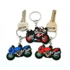 Moto PVC porte-clés casque porte-clés Cool moto porte-clés pour garçons filles clés ornements