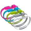 Wrist Bracelet Micro USB Data Cables Short Type C Phone Charger Wire Cable for Samsung HTC Android Phone