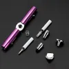 Fidget Pen Spinner Toy EDC Anti Stress Relief Metal Shell Removable Ballpoint for Student Kids Adult Portable Toys 220708