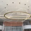 Pendelleuchten Herstellung von Kronleuchtern in El Lobby Sand Tischbeleuchtung Verkaufsabteilung Großformatiger kreativer Glas-Nicht-Standard-Engineering-Anhänger