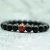 Pulsera de hebras con cuentas de 10 mm para hombre Gimnasio Béisbol Baloncesto Rugby Fútbol Turquesa Granos redondos Brazaletes deportivos Regalos Moda Piedra natural Accesorios de joyería