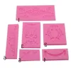 DIY Sugar Craft Cake Vintage Relief Border Silicone Mold Fondant Molds Cake Decorating Tools Gum Paste Mould 220815