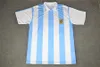 Vinatge Cerati Soccer Jersey 1978 1986 1994 1997 Retro Gallardo Caniggia Redondo Ortega Aimar Tevez Zanetti Diego Kits de football de football Agent de l'équipe nationale