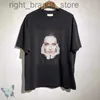 Angelina Jolie T Shirt Pesado Danos De Tecido Quebrada Make Old T Shirt Washed W220810