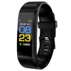 115PLUS SMART PURNATAS ASSISTIR MENINAS MULHERES 0,96 polegadas Tela da frequência cardíaca Monitoramento de pressão arterial Smart Band Band Fitness Tracker Sport Bracelet