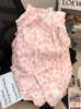Chemisiers pour femmes Chemises Nicemix Femmes Français Chemisier Doux Off-the-shoulder Floral Chiffon Shirt Designer Niche Ruffled Girly Pink Ladies T