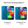 Cassa del telefono del cuoio della copertura di vibrazione di Smart View per Samsung Galaxy S5 Galaxys5 Galaxi S 5 SM G900 G900F G9006V G900FD SM-G900F SM-G900